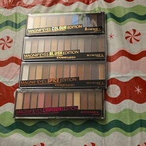 Rimmel London Magnif'eyes Eyeshadow Palette Set - Color, Blush, Spice, Crimson